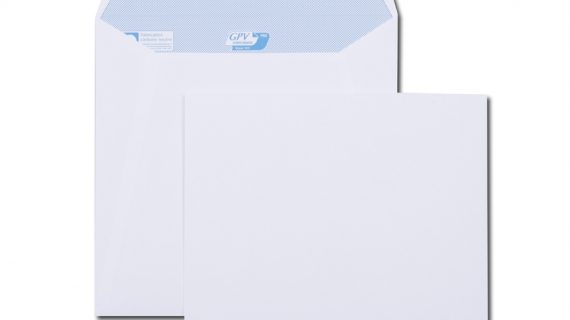 3246/EMP165-90G<br>Enveloppe blanche mécanisable Carrée – 165 x 165 mm – Sans Fenêtre