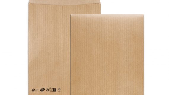 4921/PSSPK229-120g-Sacs à soufflets kraft brun C4 – 229x324mm – Sans Fenêtre