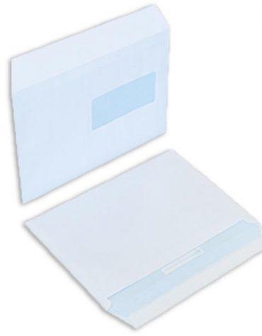 Enveloppe blanche C5 avec fenêtre - Enveloppe commerciale