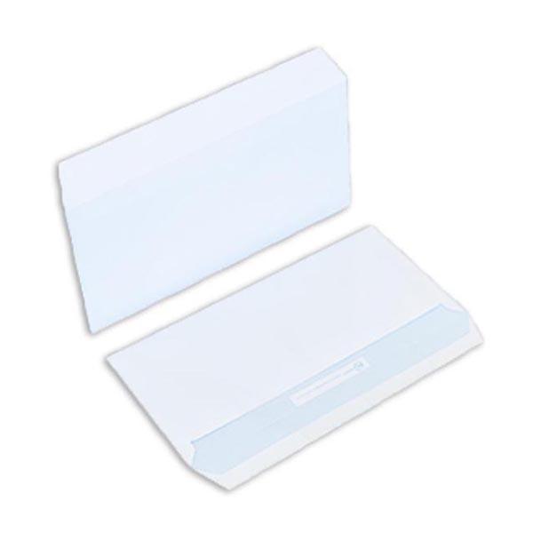 Paquet de 100 enveloppes blanches DL 110x220 80 g/m² bande de
