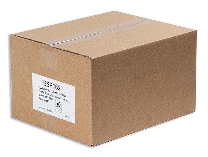 Enveloppes blanches A6 gamme Courrier+ C6-SF