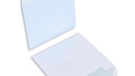 5678/EVPR165-120G<br>Enveloppe blanche Carrée – 165x165mm – Sans Fenêtre