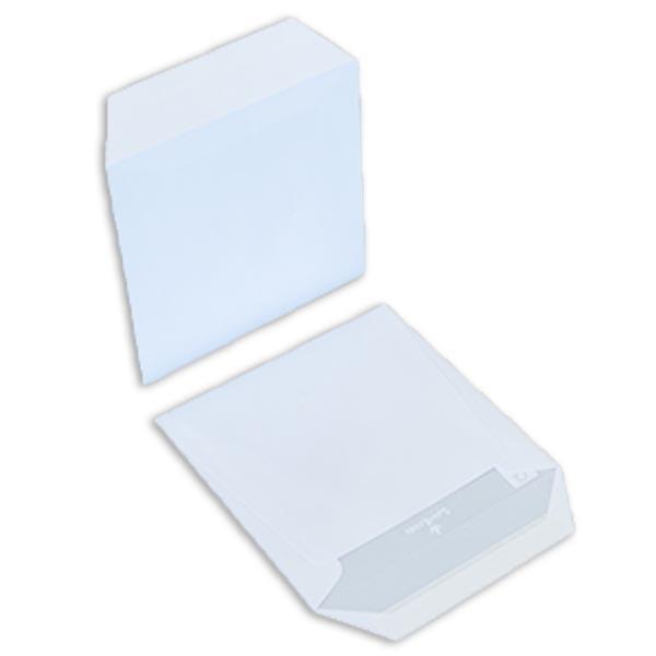 Boîte de 500 enveloppes carrées blanches 165x165 120 g/m² bande de  protection 