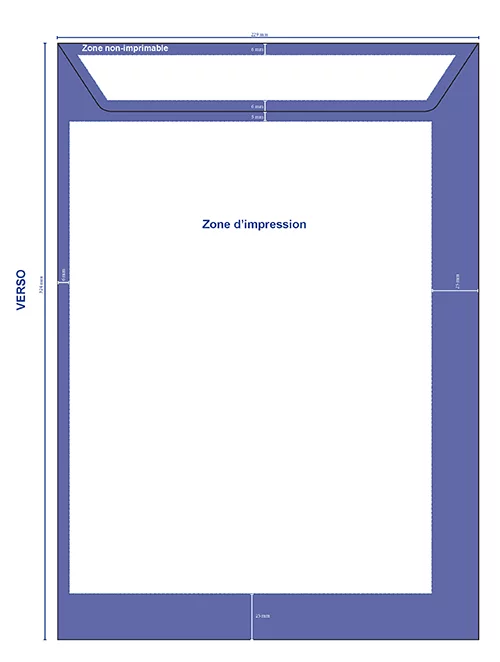 Pergamy pochette 90 g, ft C4: 229 x 324 mm, auto-adhésives, blanc, boîte de  250 pièces