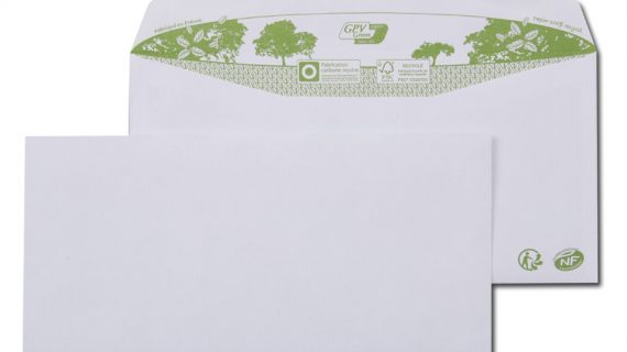 3850/EMP114RE-80G<br>Enveloppe extra blanche mécanisable C6/C5 – 114x229mm – Sans Fenêtre